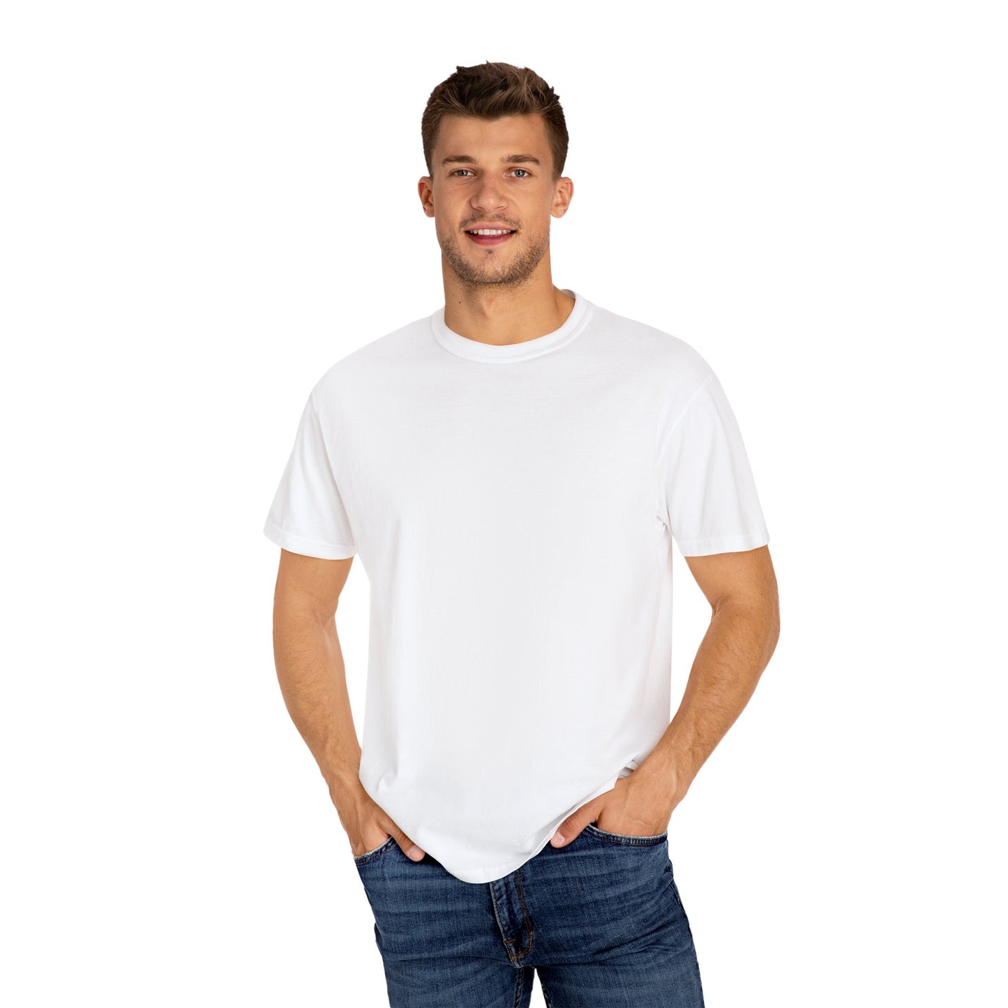 Retro Surf Vibe Unisex Garment-Dyed T-Shirt - INKNDRIP Design